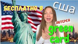 Лотерея green card Бесплатно в США