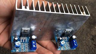 How to Make TDA2030 Stereo Amplifier  Tda2030 Amplifier Module