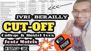 IVRI NEET CUT-OFF  IVRI CUT-OFF 2024  IVRI NEET CUT-OFF Quoraivri hostel feesivri seat matrix