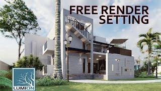 Free Download Lumion Architectural Render Setting_1  Suburban Duplex Residence