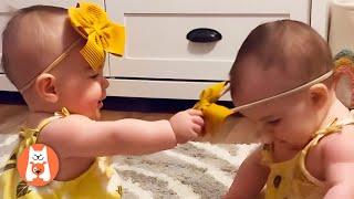 Si Te Ríes Pierdes  Bebés Gemelos Haciendo Cosas Graciosas  Funny Twin Babies