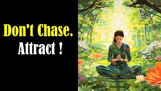 Dont Chase. Attract  Law of Attraction and Secret of Manifestation