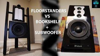 Audiophile Vlog Peoples Answer to floorstanders or bookshelf speakers with sub. #lifestylevlog