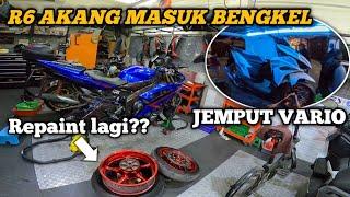 ANTARIN AKANG REPAINT LAGI  VARIO DI JEMPUT PULANG