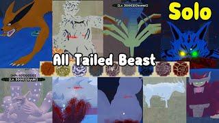 Defeat All Tailed Beast Solo Unlocked All Tailed Beast Mode - Shinobi Life 2 Roblox