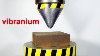 HYDRAULIC PRESS SHARP VS HARDEST METAL VIBRANIUM