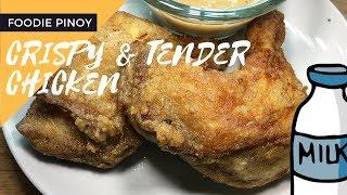 How to Cook Tender and Juicy Fried Chicken  Filipino Recipe  Foodie Pinoy