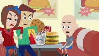 Classic Caillou Skips School To Go To McDonalds And Gets Grounded