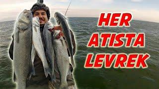 Her Atısta Levrek  At Cek Su Ustu Levrek Avı  Spinning for sea bass with top water lures