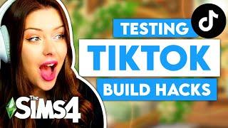 Testing Sims 4 Tiktok Hacks for Building  Sims 4 Build Tips and Tricks to Improve Your Builds