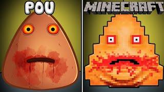 Recriei o Jogo de TERROR Do POU No Minecraft