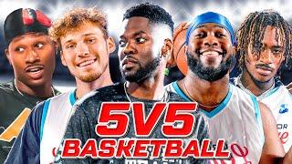 TEAM JIDION VS TEAM MARK 5V5 BASKETBALL GAME Ft. Duke Dennis Jesser Cam Wilder MMG and MORE