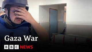 BBC reporter reveals emotional toll of covering war in Gaza  BBC News