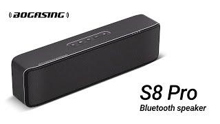 BOGASING S8 Pro Portable Wireless Speakers with 60W HiFi Surround Stereo Sound & Punchy Bass.