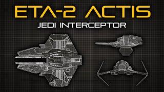 Star Wars Eta-2 Actis Jedi Interceptor  Ship Breakdown