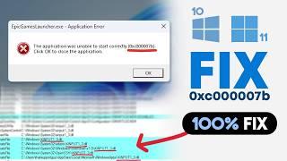 How to Fix 0xc00007b Error Windows  2024 Guaranteed Fix