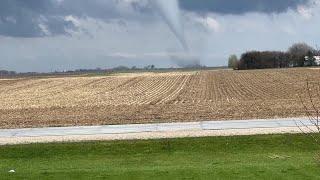 Rockwell City Iowa tornado Watch video of Calhoun County twister on April 16 2024