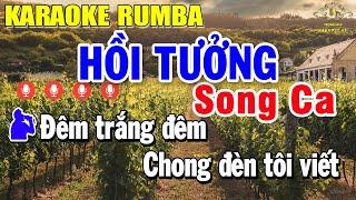 Hồi Tưởng Karaoke Song Ca Nhạc Sống Rumba Dễ Hát  Trọng Hiếu