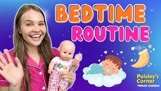 Bedtime Routine for Toddlers  Toddler Learning Video  Learning Videos for Toddlers  Baby Learning