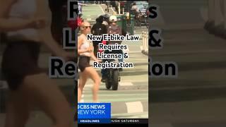 Will This New Ebike Law Fix the Problem? @CBSNewYork