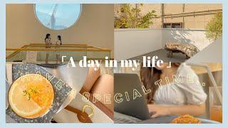 A day in my life vlog 𓏔 go to art center  Laze cafe  take a pic  choongman chicken