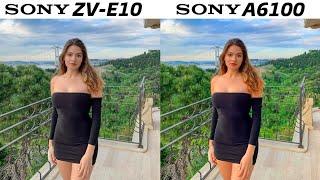 Sony ZV-E10 vs Sony A6100 Camera Test   ZV-E10 Best Vlogging Camera