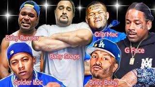  Baby Runner From Rollin 40s Fight G-Face From 51 Trouble Gangster Crip - Spider Loc - Baby Snaps