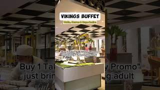 Birthday Vikings Buffet Waffles Churros & Crepe Section  #vikings @thevikingsbuffet #fyp #shorts