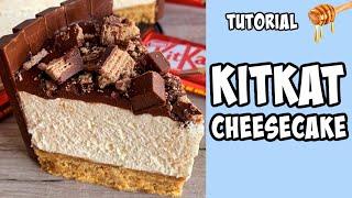 No Bake KitKat Cheesecake Recipe tutorial #shorts