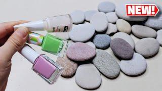 Pebbles and Nail Polish You Will Love This Cute Idea 