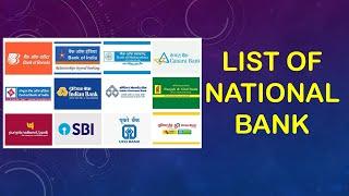 List of National Bank in India  Nationalized Bank list 2024  National Bank 2  Govt Bank of India