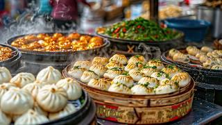 Epic Food Tour Chinese Delights in Vietnam  Dimsum Dumplings Wonton Noodles - Street Food 2024