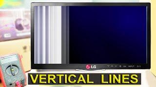 LG LED TV Vertical Lines or Bars Problem  No Picture No Graphics  LG LCD TV Screen Problem