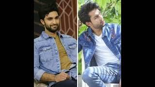 Choose Ahad Raza mir Vs Bilal Abbas same colour dress 