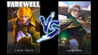 Alucard Lone Hero Revamped  NEW SKIN VS OLD  farewell Old Lone Hero