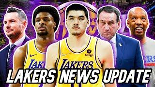 Lakers Drafting Zach Edey & Bronny James INSTEAD of Trading Pick? + MAJOR Lakers Coaching Update