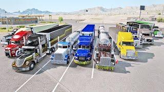 Small Convoy on TruckersMP   ATS