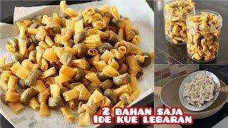 Ide kue kering lebaran 2024. Tanpa oven tanpa mixer termudah 2 bahan saja