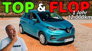 RENAULT ZOE NACH 12 MONATEN - FAZIT - LOHNT DAS? - REALE REICHWEITE - WIRELESS CARPLAY  EFIEBER