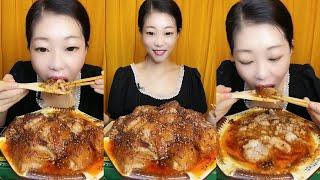 Asmr Chinese Food Mukbang Eating Show  eats pork fat