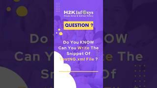 Can you write the Snippet of testng.xml file ?  Selenium Interview Questions And Answers