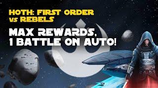 Hoth First Order vs Rebels Galactic Challenge  SWGOH GC X