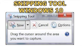 How To Use Snipping Tool In Windows 10