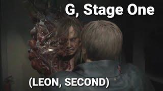 G Stage One Leon Second - Resident Evil 2 Remake Boss Battle