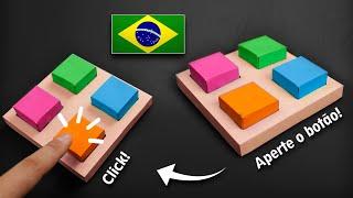 Como fazer um POP IT de papel  Fidget Toy  Instruções em Português PT-BR