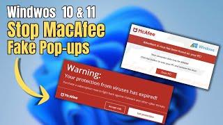 Eliminate Fake McAfee Pop-Ups & Viruses  Remove McAfee from Your PC