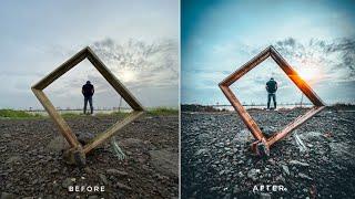 EDIT AMAZING PHOTOS Using MOBILE  DARK BLUE TONE  FocoClipping