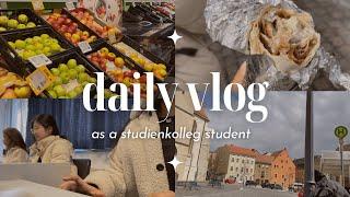 Studienkolleg diaries ˖°.  a week in my life as student in germany.