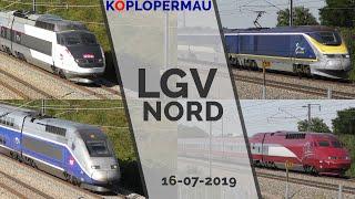 High Speed Trains - TGV - Eurostar - Thalys - 16th of July 2019