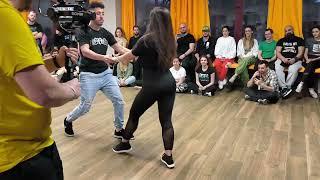 Lucas y Thayna - Zouk Class Demo - KolozsvárCluj-Napoca - 2023 december